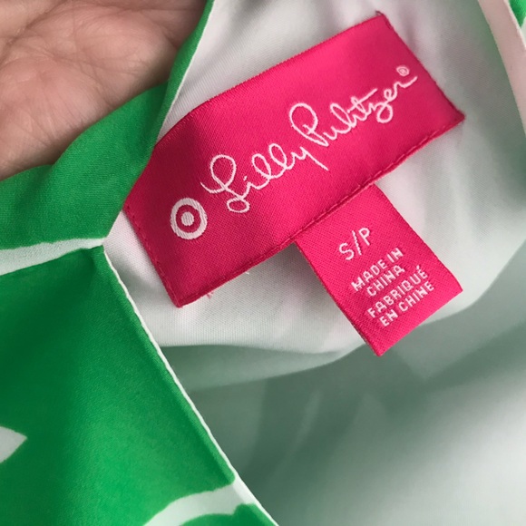 LILLY PULITZER for TARGET Satin Trapeze DRESS *Boom Boom Print* - Picture 10 of 12